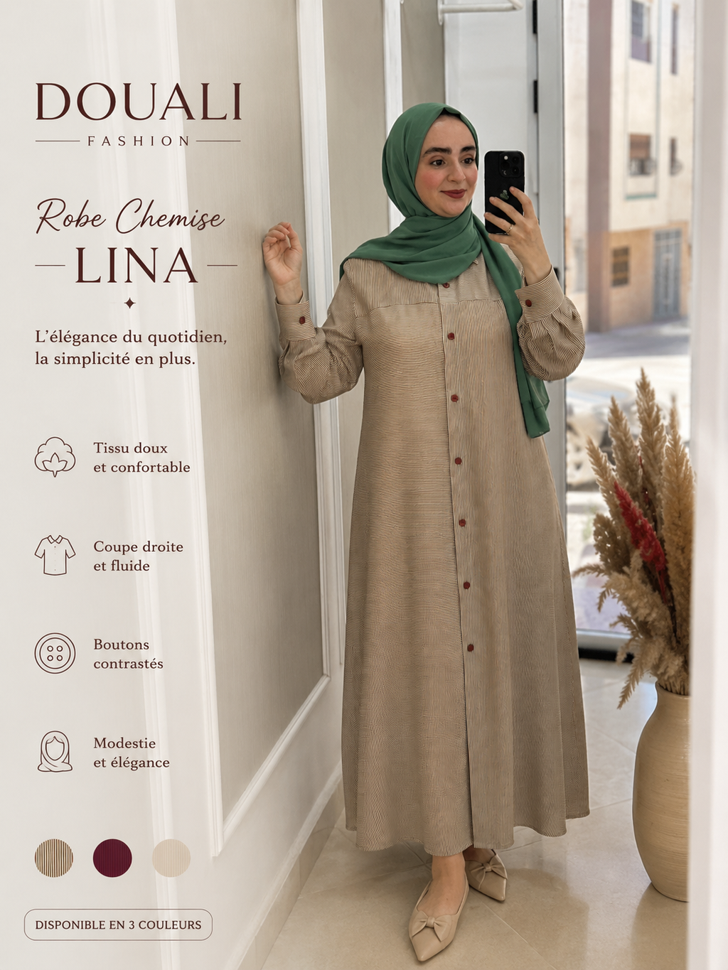 LINA – Robe Chemise