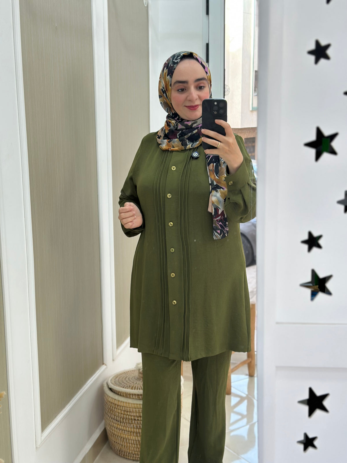 Ensemble Kaki Élégance