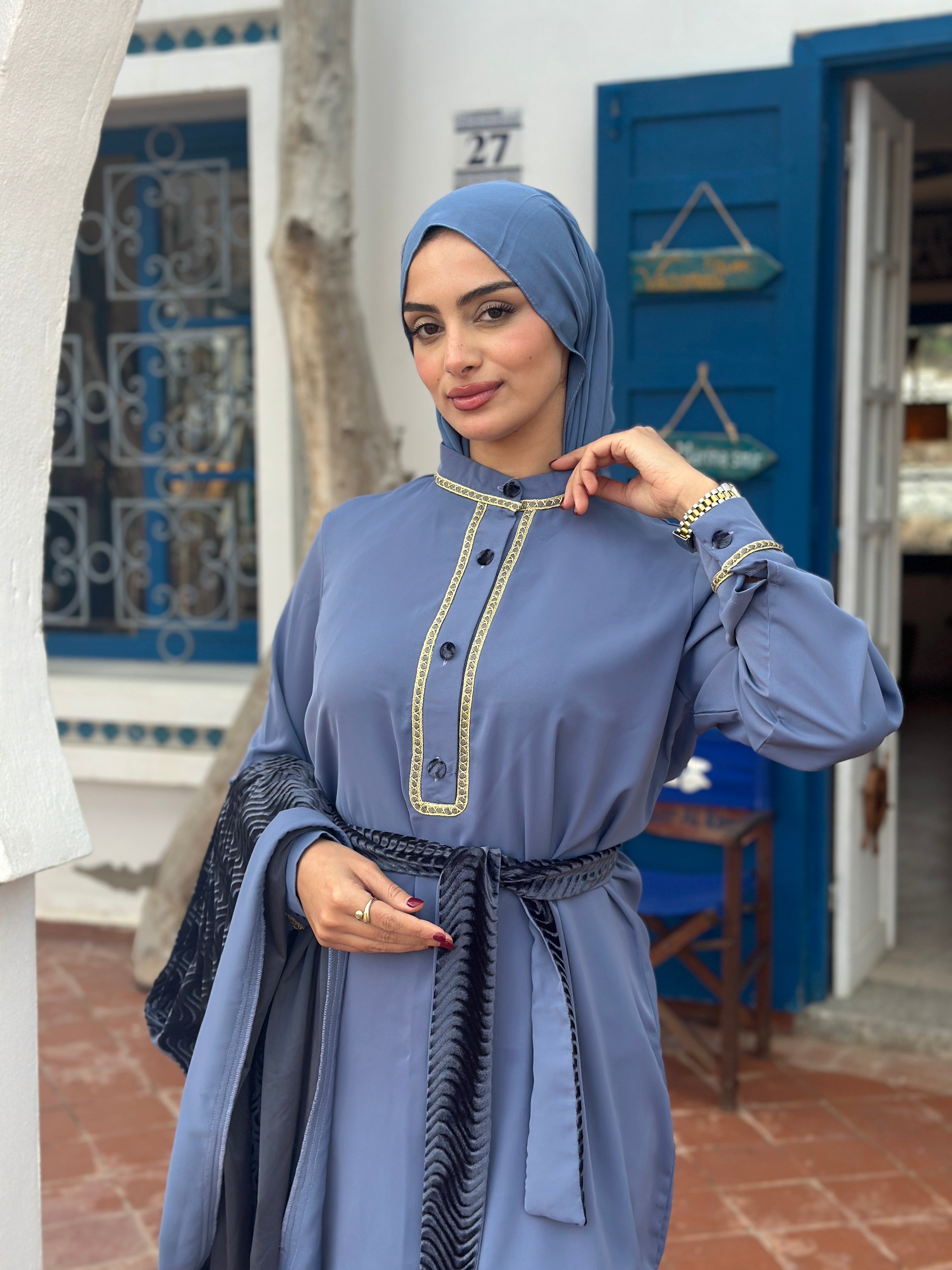 Ensemble Nour bleu