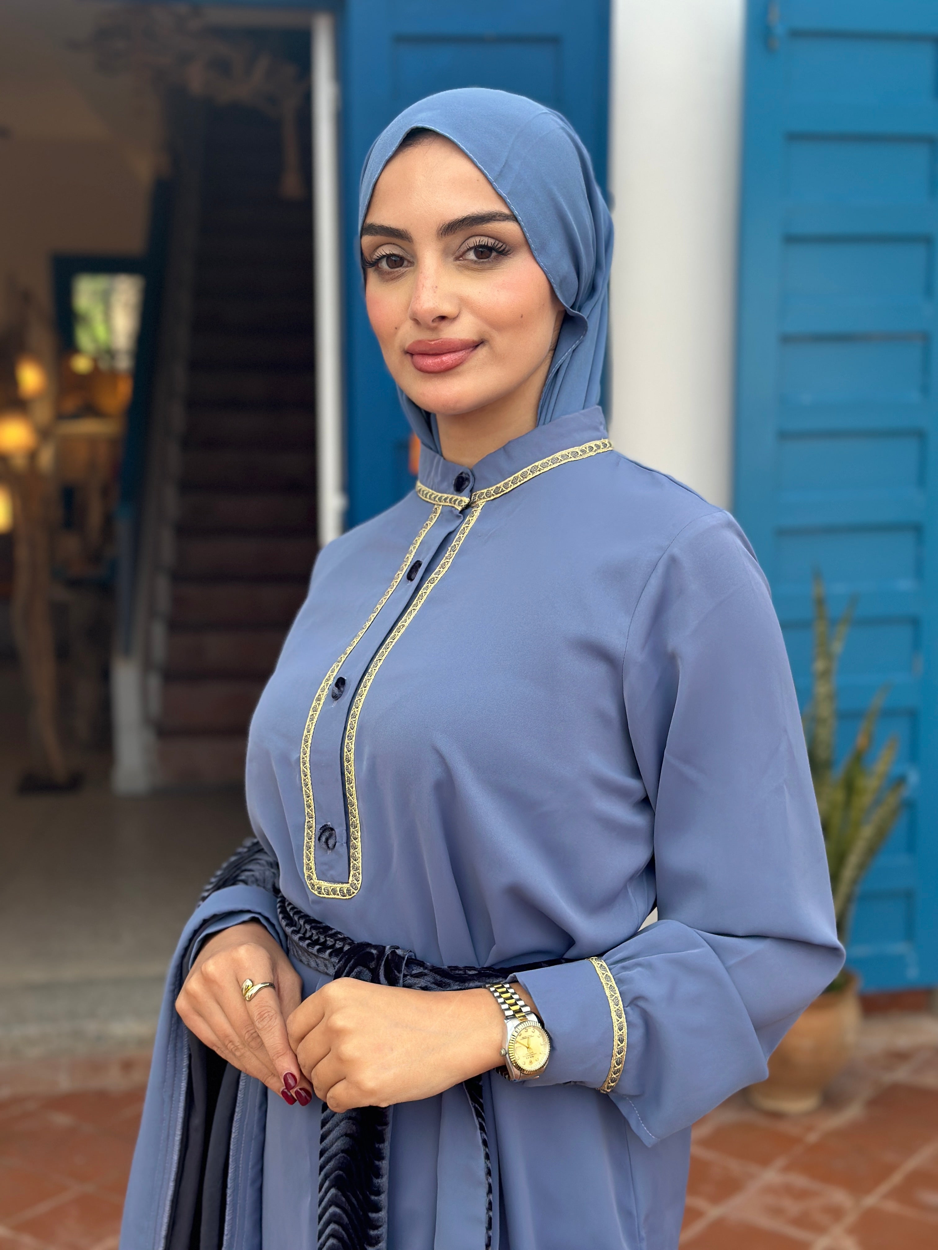 Ensemble Nour bleu