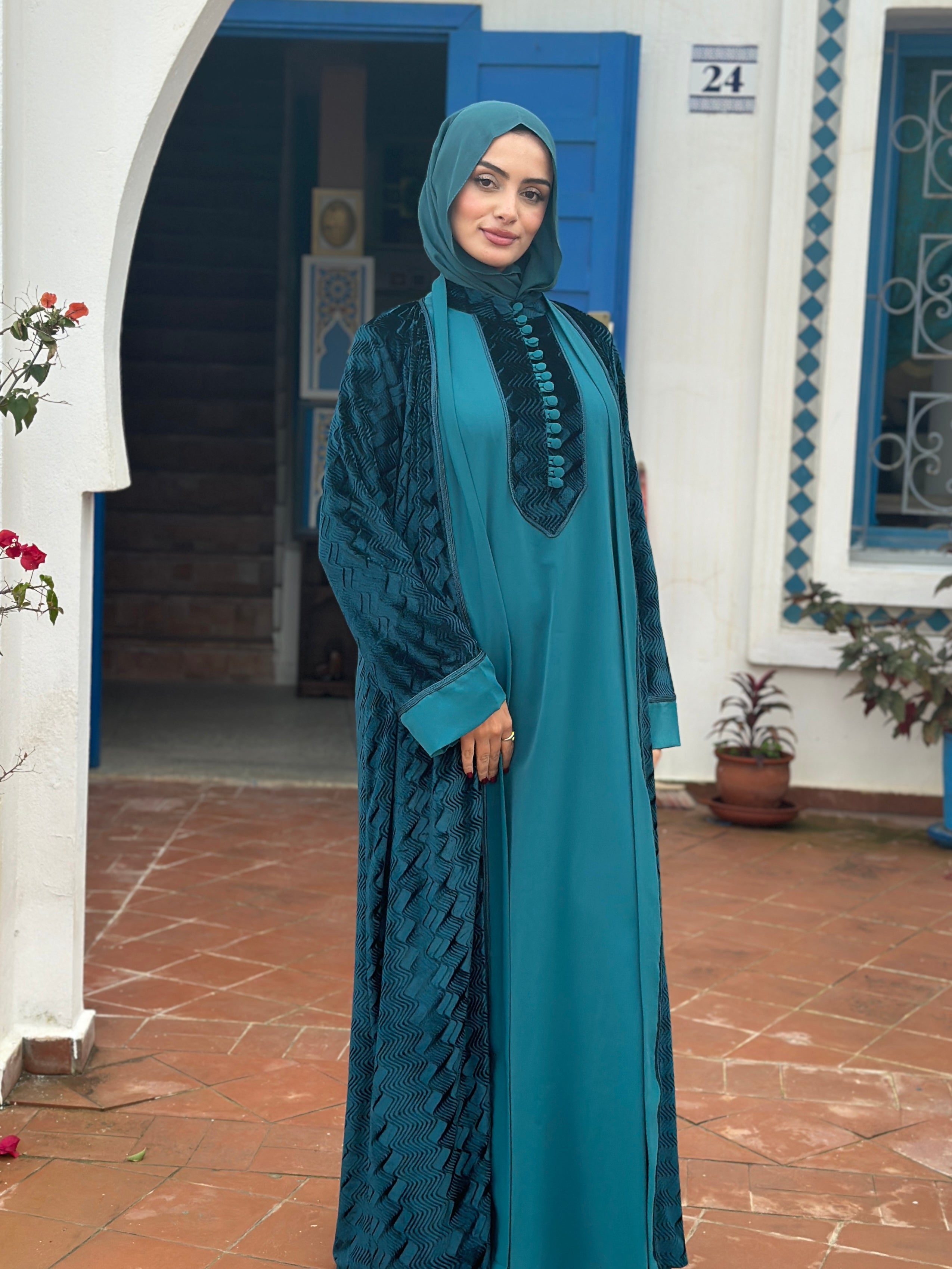 Ensemble juri turquoise