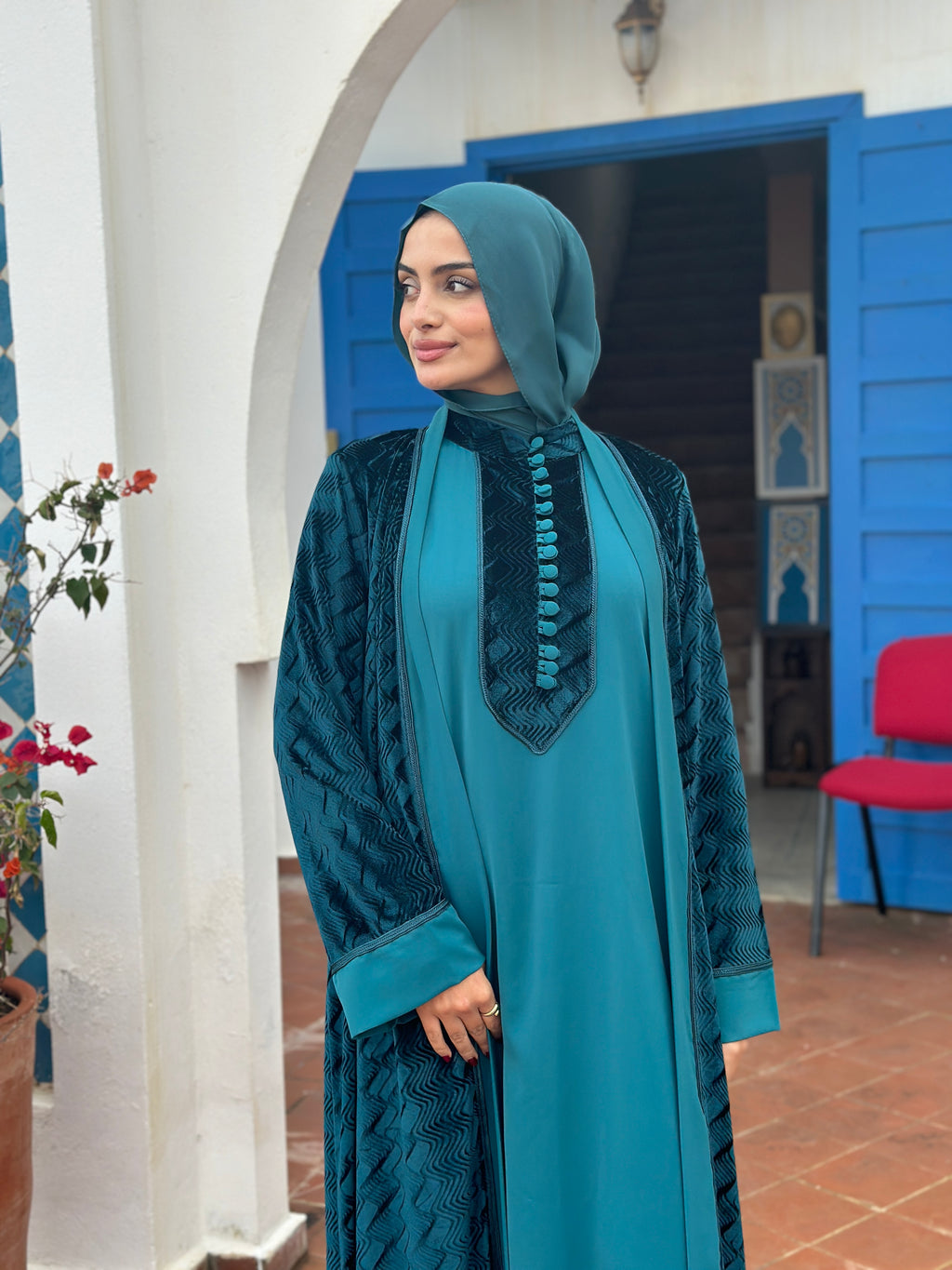 Ensemble juri turquoise