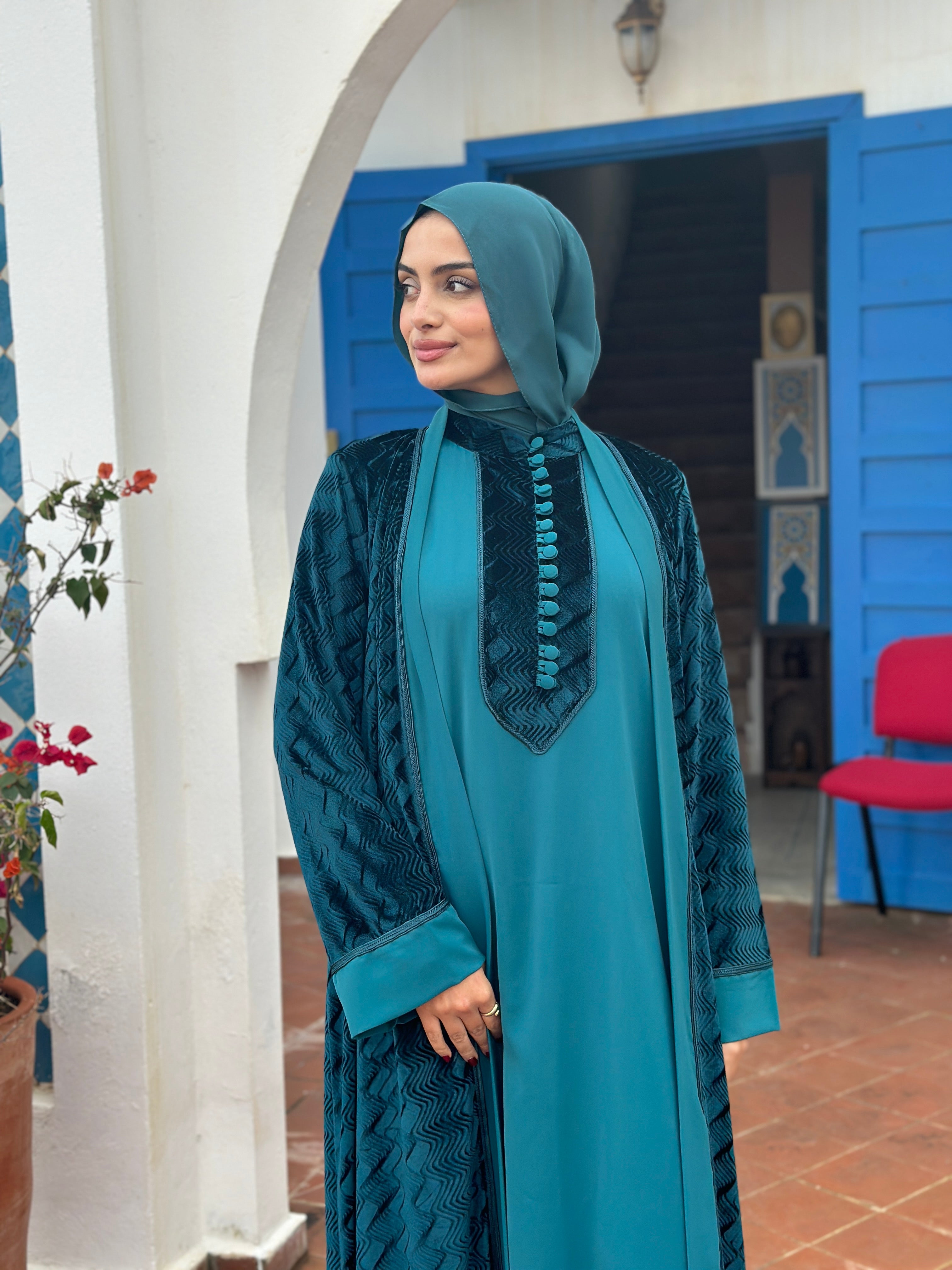 Ensemble juri turquoise