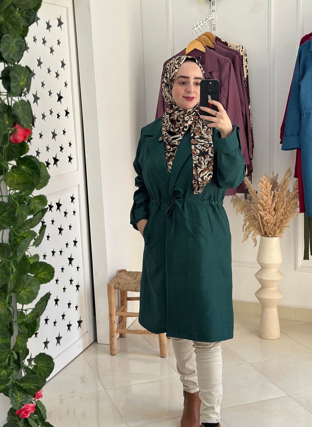 Vest casule vert