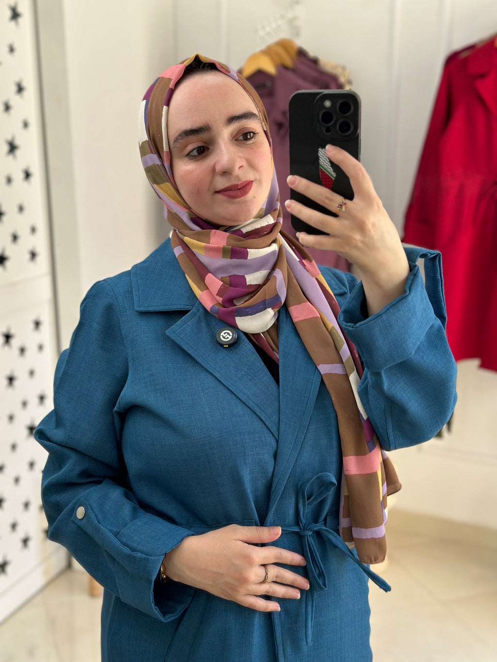 Vest casule turquoise