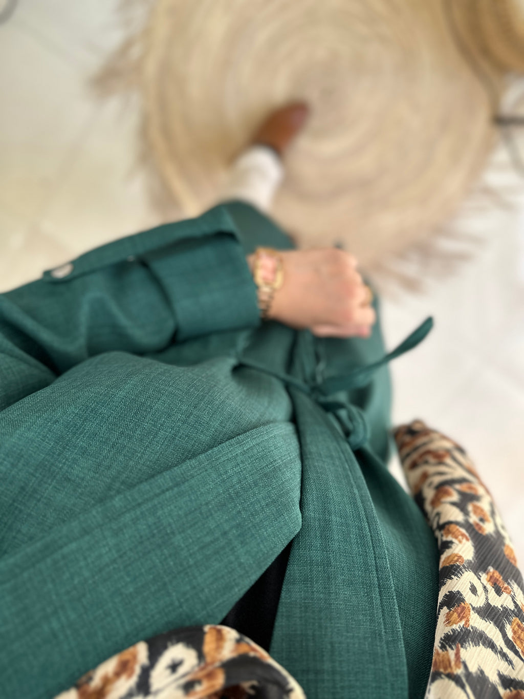 Vest casule vert