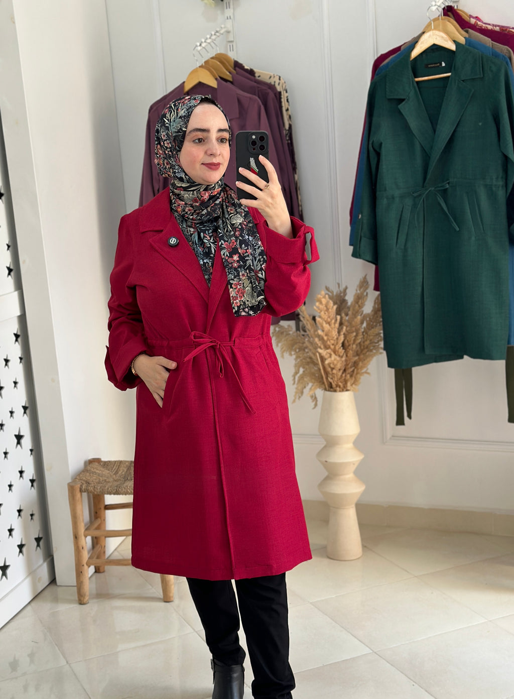 Vest casule rouge