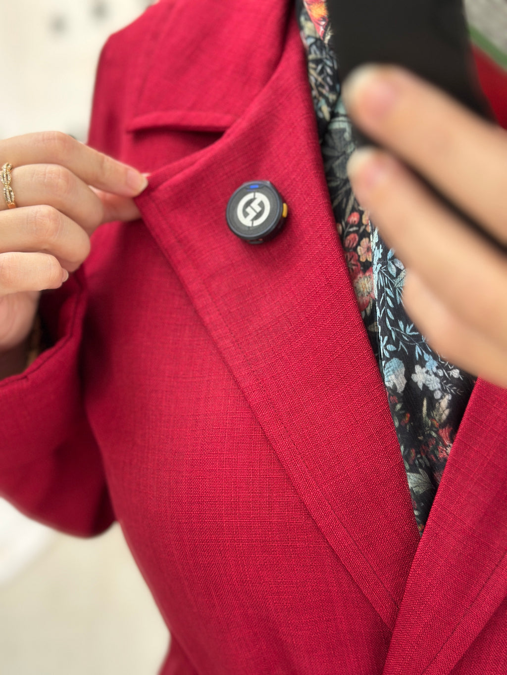 Vest casule rouge
