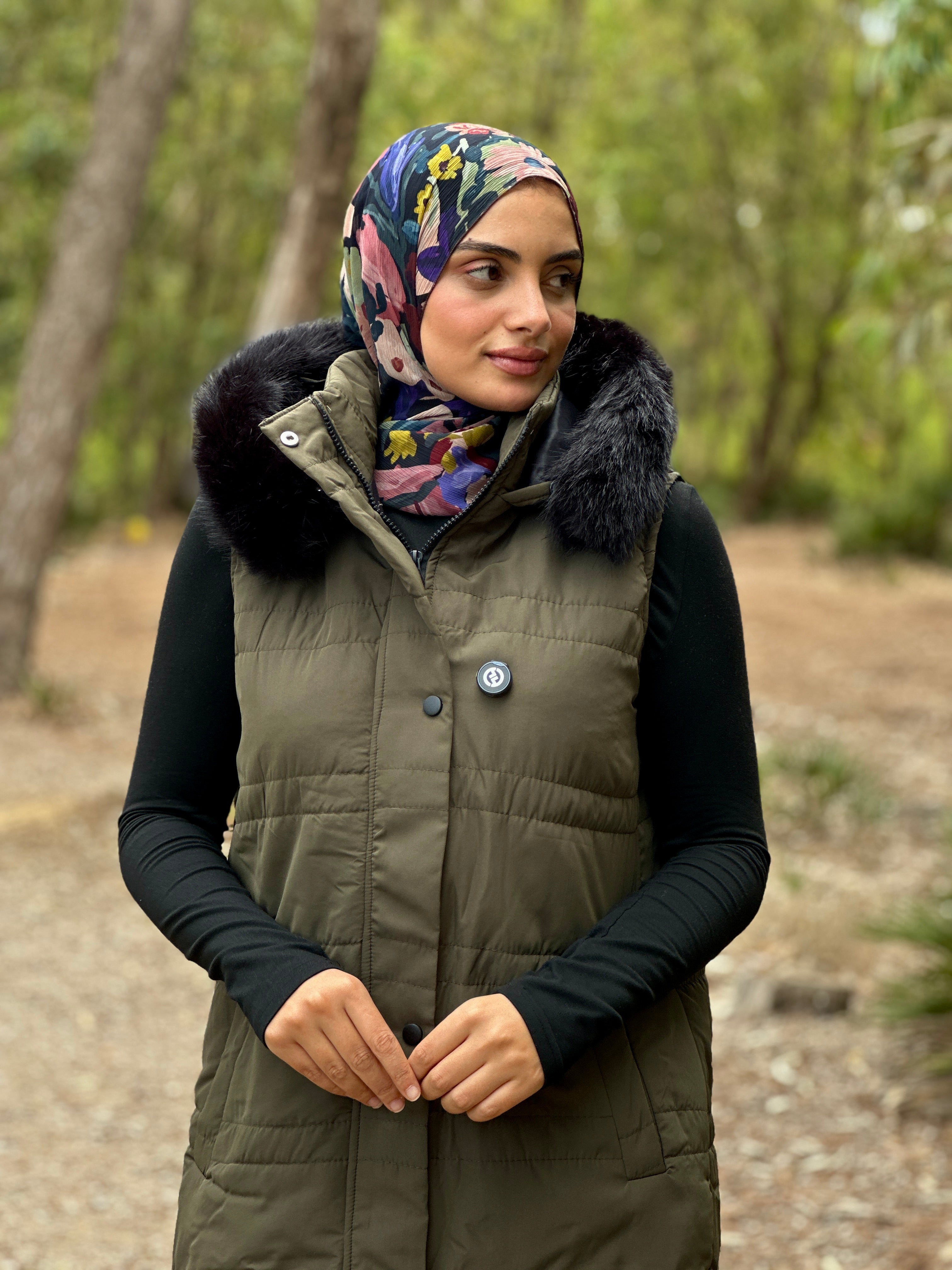 GILET Doudoun en vert