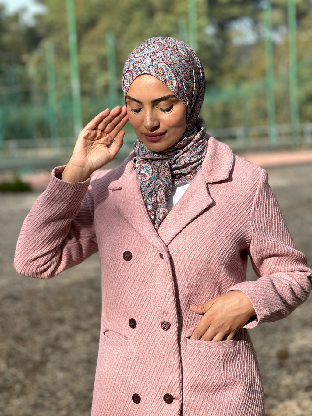 Manteau rosa